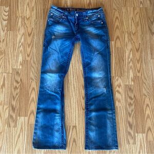 🛑SOLD🛑Rock Revival Patti Dark Boot Cut Jeans Size 31 Low Rise